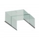 U SHAPED MECHANISM SET 2.5 METERS FOR CRYSTAL 8mm / ANODIZED